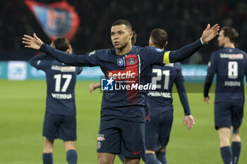 2024-03-13 - Kylian Mbappe of PSG celebrates his goal during the French Cup, Quarter-final football match between Paris Saint-Germain (PSG) and OGC Nice (OGCN) on March 13, 2024 at Parc des Princes stadium in Paris, France - FOOTBALL - FRENCH CUP - PARIS SG V NICE - FRENCH CUP - SOCCER