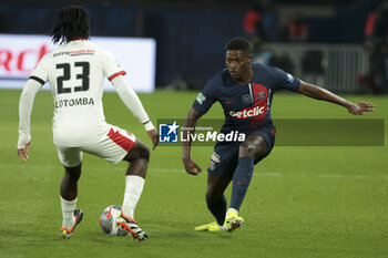 2024-03-13 - Nuno Mendes of PSG during the French Cup, Quarter-final football match between Paris Saint-Germain (PSG) and OGC Nice (OGCN) on March 13, 2024 at Parc des Princes stadium in Paris, France - FOOTBALL - FRENCH CUP - PARIS SG V NICE - FRENCH CUP - SOCCER