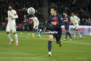 2024-03-13 - Lee Kang-in of PSG during the French Cup, Quarter-final football match between Paris Saint-Germain (PSG) and OGC Nice (OGCN) on March 13, 2024 at Parc des Princes stadium in Paris, France - FOOTBALL - FRENCH CUP - PARIS SG V NICE - FRENCH CUP - SOCCER