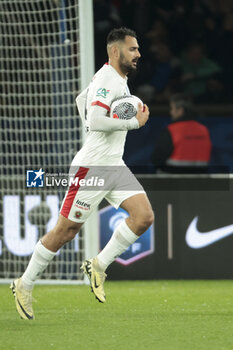 2024-03-13 - Gaetan Laborde of Nice celebrates his goal during the French Cup, Quarter-final football match between Paris Saint-Germain (PSG) and OGC Nice (OGCN) on March 13, 2024 at Parc des Princes stadium in Paris, France - FOOTBALL - FRENCH CUP - PARIS SG V NICE - FRENCH CUP - SOCCER