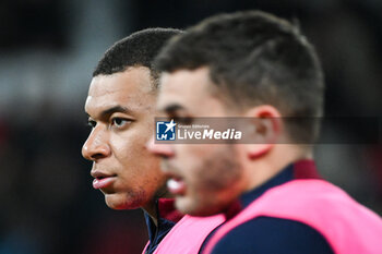 2024-03-13 - Kylian MBAPPE of PSG and Lucas HERNANDEZ of PSG during the French Cup, Quarter-final football match between Paris Saint-Germain and OGC Nice on March 13, 2024 at Parc des Princes stadium in Paris, France - FOOTBALL - FRENCH CUP - PARIS SG V NICE - FRENCH CUP - SOCCER