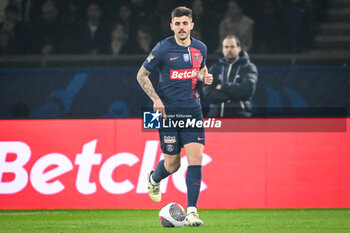 2024-03-13 - Lucas BERALDO of PSG during the French Cup, Quarter-final football match between Paris Saint-Germain and OGC Nice on March 13, 2024 at Parc des Princes stadium in Paris, France - FOOTBALL - FRENCH CUP - PARIS SG V NICE - FRENCH CUP - SOCCER