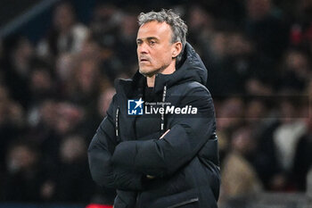 2024-03-13 - Luis ENRIQUE of PSG during the French Cup, Quarter-final football match between Paris Saint-Germain and OGC Nice on March 13, 2024 at Parc des Princes stadium in Paris, France - FOOTBALL - FRENCH CUP - PARIS SG V NICE - FRENCH CUP - SOCCER