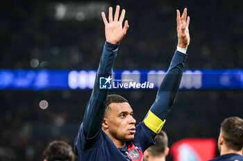 2024-03-13 - Kylian MBAPPE of PSG celebrates his goal during the French Cup, Quarter-final football match between Paris Saint-Germain and OGC Nice on March 13, 2024 at Parc des Princes stadium in Paris, France - FOOTBALL - FRENCH CUP - PARIS SG V NICE - FRENCH CUP - SOCCER