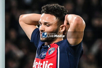 2024-03-13 - Goncalo RAMOS of PSG looks dejected during the French Cup, Quarter-final football match between Paris Saint-Germain and OGC Nice on March 13, 2024 at Parc des Princes stadium in Paris, France - FOOTBALL - FRENCH CUP - PARIS SG V NICE - FRENCH CUP - SOCCER