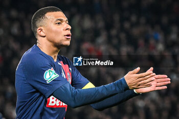 2024-03-13 - Kylian MBAPPE of PSG looks dejected during the French Cup, Quarter-final football match between Paris Saint-Germain and OGC Nice on March 13, 2024 at Parc des Princes stadium in Paris, France - FOOTBALL - FRENCH CUP - PARIS SG V NICE - FRENCH CUP - SOCCER