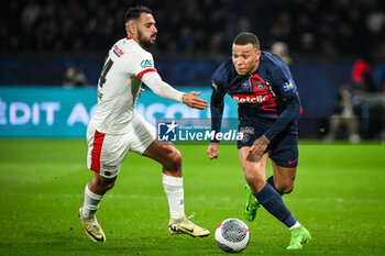 2024-03-13 - Gaetan LABORDE of Nice and Kylian MBAPPE of PSG during the French Cup, Quarter-final football match between Paris Saint-Germain and OGC Nice on March 13, 2024 at Parc des Princes stadium in Paris, France - FOOTBALL - FRENCH CUP - PARIS SG V NICE - FRENCH CUP - SOCCER