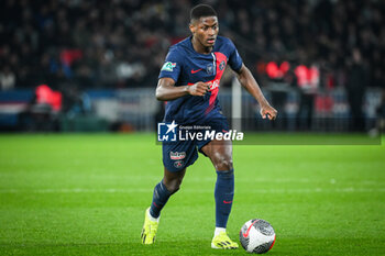 2024-03-13 - Nuno MENDES of PSG during the French Cup, Quarter-final football match between Paris Saint-Germain and OGC Nice on March 13, 2024 at Parc des Princes stadium in Paris, France - FOOTBALL - FRENCH CUP - PARIS SG V NICE - FRENCH CUP - SOCCER