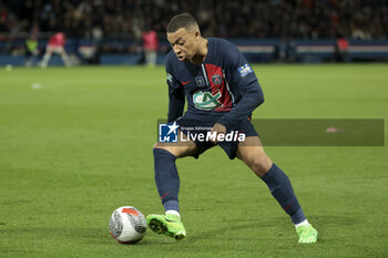 2024-04-03 - Kylian Mbappe of PSG during the French Cup, Semi-final football match between Paris Saint-Germain (PSG) and Stade Rennais (Rennes) on April 3, 2024 at Parc des Princes stadium in Paris, France - FOOTBALL - FRENCH CUP - PARIS SG V RENNES - FRENCH CUP - SOCCER