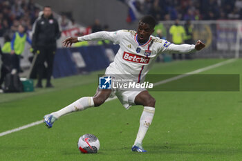2024-04-02 - Clinton MATA of Lyon during the French Cup, Semi-final football match between Olympique Lyonnais and Valenciennes FC on April 2, 2024 at Groupama stadium in Decines-Charpieu near Lyon, France - FOOTBALL - FRENCH CUP - LYON V VALENCIENNES - FRENCH CUP - SOCCER