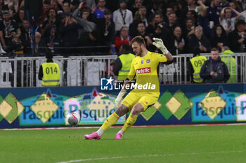 2024-04-02 - Lucas PERRI of Lyon during the French Cup, Semi-final football match between Olympique Lyonnais and Valenciennes FC on April 2, 2024 at Groupama stadium in Decines-Charpieu near Lyon, France - FOOTBALL - FRENCH CUP - LYON V VALENCIENNES - FRENCH CUP - SOCCER