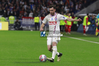 2024-04-02 - Nicolas TAGLIAFICO of Lyon during the French Cup, Semi-final football match between Olympique Lyonnais and Valenciennes FC on April 2, 2024 at Groupama stadium in Decines-Charpieu near Lyon, France - FOOTBALL - FRENCH CUP - LYON V VALENCIENNES - FRENCH CUP - SOCCER