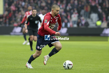 2024-01-14 - Edon Zhegrova of Lille during the French championship Ligue 1 football match between Losc Lille and FC Lorient on January 14, 2024 at Decathlon Arena Stade Pierre Mauroy in Villeneuve-d'Ascq, France - FOOTBALL - FRENCH CHAMP - LILLE V LORIENT - FRENCH LIGUE 1 - SOCCER