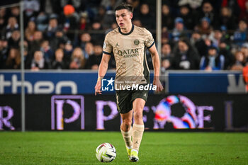 2024-02-02 - Manuel UGARTE of PSG during the French championship Ligue 1 football match between RC Strasbourg and Paris Saint-Germain on February 2, 2024 at La Meinau stadium in Strasbourg, France - FOOTBALL - FRENCH CHAMP - STRASBOURG V PARIS SG - FRENCH LIGUE 1 - SOCCER