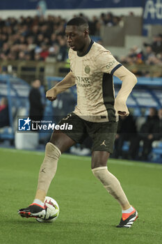2024-02-02 - Randal Kolo Muani of PSG during the French championship Ligue 1 football match between RC Strasbourg and Paris Saint-Germain on February 2, 2024 at Stade de La Meinau in Strasbourg, France - FOOTBALL - FRENCH CHAMP - STRASBOURG V PARIS SG - FRENCH LIGUE 1 - SOCCER