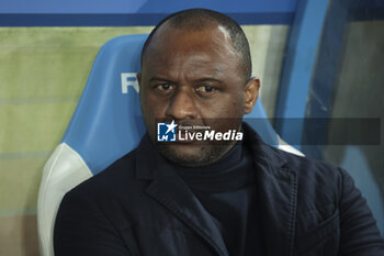 2024-02-02 - Coach of RC Strasbourg Patrick Vieira during the French championship Ligue 1 football match between RC Strasbourg and Paris Saint-Germain on February 2, 2024 at Stade de La Meinau in Strasbourg, France - FOOTBALL - FRENCH CHAMP - STRASBOURG V PARIS SG - FRENCH LIGUE 1 - SOCCER