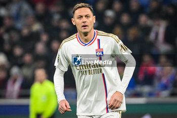 2024-02-04 - Nemanja MATIC of Lyon during the French championship Ligue 1 football match between Olympique Lyonnais (Lyon) and Olympique de Marseille on February 4, 2024 at Groupama Stadium in Décines-Charpieu near Lyon, France - FOOTBALL - FRENCH CHAMP - LYON V MARSEILLE - FRENCH LIGUE 1 - SOCCER