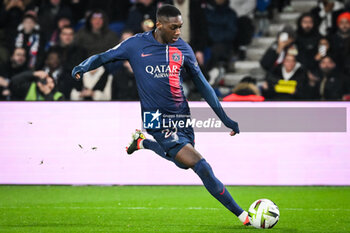 2024-02-10 - Randal KOLO MUANI of PSG during the French championship Ligue 1 football match between Paris Saint-Germain and Losc Lille on February 10, 2024 at Parc des Princes stadium in Paris, France - FOOTBALL - FRENCH CHAMP - PARIS SG V LILLE - FRENCH LIGUE 1 - SOCCER