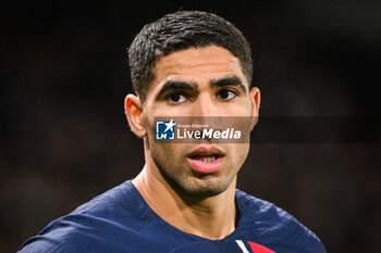 2024-02-10 - Achraf HAKIMI of PSG during the French championship Ligue 1 football match between Paris Saint-Germain and Losc Lille on February 10, 2024 at Parc des Princes stadium in Paris, France - FOOTBALL - FRENCH CHAMP - PARIS SG V LILLE - FRENCH LIGUE 1 - SOCCER