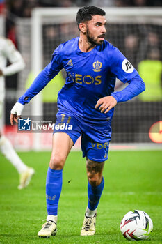 2024-02-16 - Morgan SANSON of Nice during the French championship Ligue 1 football match between Olympique Lyonnais (Lyon) and OGC Nice on February 16, 2024 at Groupama stadium in Decines-Charpieu near Lyon, France - FOOTBALL - FRENCH CHAMP - LYON V NICE - FRENCH LIGUE 1 - SOCCER