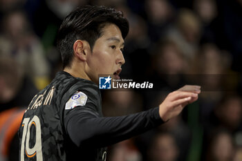 2024-02-17 - Lee Kang-in of PSG during the French championship Ligue 1 football match between FC Nantes and Paris Saint-Germain on February 17, 2024 at La Beaujoire - Louis Fonteneau stadium in Nantes, France - FOOTBALL - FRENCH CHAMP - NANTES V PARIS SG - FRENCH LIGUE 1 - SOCCER