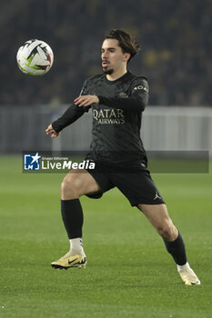 2024-02-17 - Vitinha of PSG during the French championship Ligue 1 football match between FC Nantes and Paris Saint-Germain on February 17, 2024 at La Beaujoire - Louis Fonteneau stadium in Nantes, France - FOOTBALL - FRENCH CHAMP - NANTES V PARIS SG - FRENCH LIGUE 1 - SOCCER