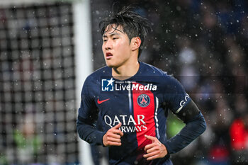 2024-02-25 - Lee KANG-IN of PSG during the French championship Ligue 1 football match between Paris Saint-Germain and Stade Rennais (Rennes) on February 25, 2024 at Parc des Princes stadium in Paris, France - FOOTBALL - FRENCH CHAMP - PARIS SG V RENNES - FRENCH LIGUE 1 - SOCCER