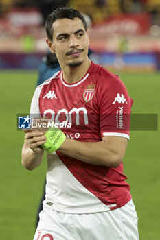 2024-03-02 - Wissam Ben Yedder of Monaco salutes the supporters following the French championship Ligue 1 football match between AS Monaco (ASM) and Paris Saint-Germain (PSG) on March 1, 2024 at Stade Louis II in Monaco - FOOTBALL - FRENCH CHAMP - MONACO V PARIS SG - FRENCH LIGUE 1 - SOCCER