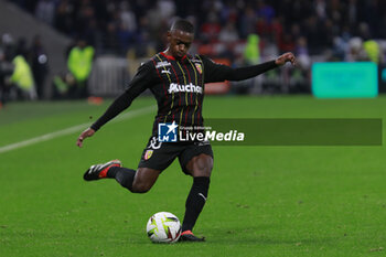2024-03-03 - David PEREIRA DA COSTA of Lens during the French championship Ligue 1 football match between Olympique Lyonnais and RC Lens on March 3, 2024 at Groupama stadium in Décines-Charpieu near Lyon, France - FOOTBALL - FRENCH CHAMP - LYON V LENS - FRENCH LIGUE 1 - SOCCER