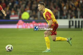 2024-03-09 - Przemyslaw Frankowski of Lens during the French championship Ligue 1 football match between RC Lens and Stade Brestois on March 9, 2024 at Bollaert Delelis stadium in Lens, France - FOOTBALL - FRENCH CHAMP - LENS V BREST - FRENCH LIGUE 1 - SOCCER