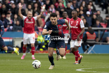 2024-03-10 - Goncalo Ramos of PSG during the French championship Ligue 1 football match between Paris Saint-Germain and Stade de Reims on March 10, 2024 at Parc des Princes stadium in Paris, France - FOOTBALL - FRENCH CHAMP - PARIS SG V REIMS - FRENCH LIGUE 1 - SOCCER