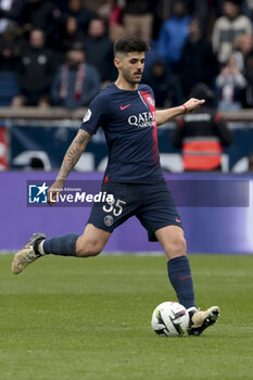 2024-03-10 - Lucas Beraldo of PSG during the French championship Ligue 1 football match between Paris Saint-Germain and Stade de Reims on March 10, 2024 at Parc des Princes stadium in Paris, France - FOOTBALL - FRENCH CHAMP - PARIS SG V REIMS - FRENCH LIGUE 1 - SOCCER