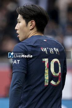 2024-03-10 - Lee Kang-in of PSG during the French championship Ligue 1 football match between Paris Saint-Germain and Stade de Reims on March 10, 2024 at Parc des Princes stadium in Paris, France - FOOTBALL - FRENCH CHAMP - PARIS SG V REIMS - FRENCH LIGUE 1 - SOCCER
