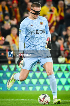 2024-03-16 - Marcin BULKA of Nice during the French championship Ligue 1 football match between RC Lens and OGC Nice on March 16, 2024 at Bollaert-Delelis stadium in Lens, France - FOOTBALL - FRENCH CHAMP - LENS V NICE - FRENCH LIGUE 1 - SOCCER