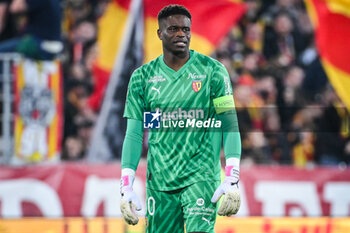2024-03-16 - Brice SAMBA of Lens during the French championship Ligue 1 football match between RC Lens and OGC Nice on March 16, 2024 at Bollaert-Delelis stadium in Lens, France - FOOTBALL - FRENCH CHAMP - LENS V NICE - FRENCH LIGUE 1 - SOCCER