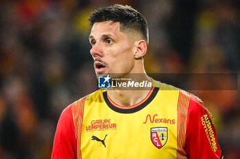 2024-03-16 - Florian SOTOCA of Lens during the French championship Ligue 1 football match between RC Lens and OGC Nice on March 16, 2024 at Bollaert-Delelis stadium in Lens, France - FOOTBALL - FRENCH CHAMP - LENS V NICE - FRENCH LIGUE 1 - SOCCER