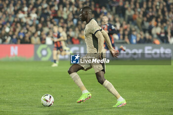 2024-03-17 - Randal Kolo Muani of PSG during the French championship Ligue 1 football match between Montpellier HSC (MHSC) and Paris Saint-Germain (PSG) on March 17, 2024 at La Mosson stadium in Montpellier, France - FOOTBALL - FRENCH CHAMP - MONTPELLIER V PARIS SG - FRENCH LIGUE 1 - SOCCER