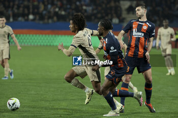 2024-03-17 - Senny Mayulu of PSG during the French championship Ligue 1 football match between Montpellier HSC (MHSC) and Paris Saint-Germain (PSG) on March 17, 2024 at La Mosson stadium in Montpellier, France - FOOTBALL - FRENCH CHAMP - MONTPELLIER V PARIS SG - FRENCH LIGUE 1 - SOCCER