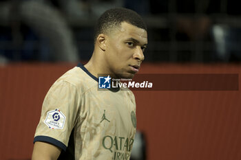 2024-03-17 - Kylian Mbappe of PSG during the French championship Ligue 1 football match between Montpellier HSC (MHSC) and Paris Saint-Germain (PSG) on March 17, 2024 at La Mosson stadium in Montpellier, France - FOOTBALL - FRENCH CHAMP - MONTPELLIER V PARIS SG - FRENCH LIGUE 1 - SOCCER