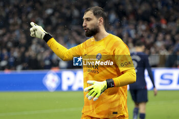 2024-03-31 - PSG goalkeeper Gianluigi Donnarumma during the French championship Ligue 1 football match between Olympique de Marseille (OM) and Paris Saint-Germain (PSG) on March 31, 2024 at Stade Velodrome in Marseille, France - FOOTBALL - FRENCH CHAMP - MARSEILLE V PARIS SG - FRENCH LIGUE 1 - SOCCER