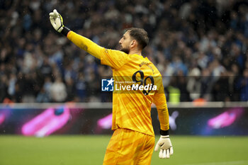 2024-03-31 - PSG goalkeeper Gianluigi Donnarumma during the French championship Ligue 1 football match between Olympique de Marseille (OM) and Paris Saint-Germain (PSG) on March 31, 2024 at Stade Velodrome in Marseille, France - FOOTBALL - FRENCH CHAMP - MARSEILLE V PARIS SG - FRENCH LIGUE 1 - SOCCER