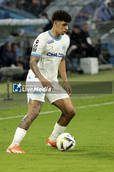 2024-03-31 - Luis Henrique Tomaz of Marseille during the French championship Ligue 1 football match between Olympique de Marseille (OM) and Paris Saint-Germain (PSG) on March 31, 2024 at Stade Velodrome in Marseille, France - FOOTBALL - FRENCH CHAMP - MARSEILLE V PARIS SG - FRENCH LIGUE 1 - SOCCER