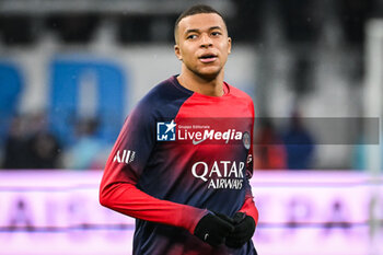 2024-03-31 - Kylian MBAPPE of PSG during the French championship Ligue 1 football match between Olympique de Marseille and Paris Saint-Germain on March 31, 2024 at Orange Velodrome stadium in Marseille, France - FOOTBALL - FRENCH CHAMP - MARSEILLE V PARIS SG - FRENCH LIGUE 1 - SOCCER
