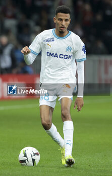 2024-04-05 - Azzedine Ounahi of Marseille during the French championship Ligue 1 football match between Lille OSC (LOSC) and Olympique de Marseille (OM) on April 5, 2024 at Stade Pierre Mauroy in Villeneuve-d'Ascq near Lille, France - FOOTBALL - FRENCH CHAMP - LILLE V MARSEILLE - FRENCH LIGUE 1 - SOCCER