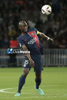2024-04-06 - Danilo Pereira of PSG during the French championship Ligue 1 football match between Paris Saint-Germain and Clermont Foot 63 on April 6, 2024 at Parc des Princes stadium in Paris, France - FOOTBALL - FRENCH CHAMP - PARIS SG V CLERMONT - FRENCH LIGUE 1 - SOCCER