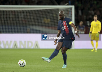 2024-04-06 - Danilo Pereira of PSG during the French championship Ligue 1 football match between Paris Saint-Germain and Clermont Foot 63 on April 6, 2024 at Parc des Princes stadium in Paris, France - FOOTBALL - FRENCH CHAMP - PARIS SG V CLERMONT - FRENCH LIGUE 1 - SOCCER