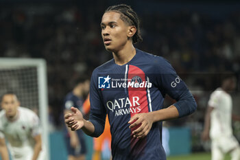 2024-04-06 - Senny Mayulu of PSG during the French championship Ligue 1 football match between Paris Saint-Germain and Clermont Foot 63 on April 6, 2024 at Parc des Princes stadium in Paris, France - FOOTBALL - FRENCH CHAMP - PARIS SG V CLERMONT - FRENCH LIGUE 1 - SOCCER