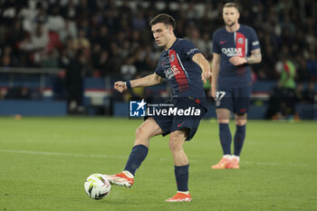 2024-04-06 - Manuel Ugarte of PSG during the French championship Ligue 1 football match between Paris Saint-Germain and Clermont Foot 63 on April 6, 2024 at Parc des Princes stadium in Paris, France - FOOTBALL - FRENCH CHAMP - PARIS SG V CLERMONT - FRENCH LIGUE 1 - SOCCER