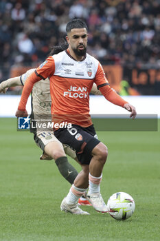 2024-04-24 - Imran Louza of Lorient during the French championship Ligue 1 football match between FC Lorient and Paris Saint-Germain (PSG) on April 24, 2024 at Stade du Moustoir in Lorient, France - FOOTBALL - FRENCH CHAMP - LORIENT V PARIS SG - FRENCH LIGUE 1 - SOCCER