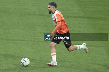 2024-04-24 - Imran Louza of Lorient during the French championship Ligue 1 football match between FC Lorient and Paris Saint-Germain (PSG) on April 24, 2024 at Stade du Moustoir in Lorient, France - FOOTBALL - FRENCH CHAMP - LORIENT V PARIS SG - FRENCH LIGUE 1 - SOCCER